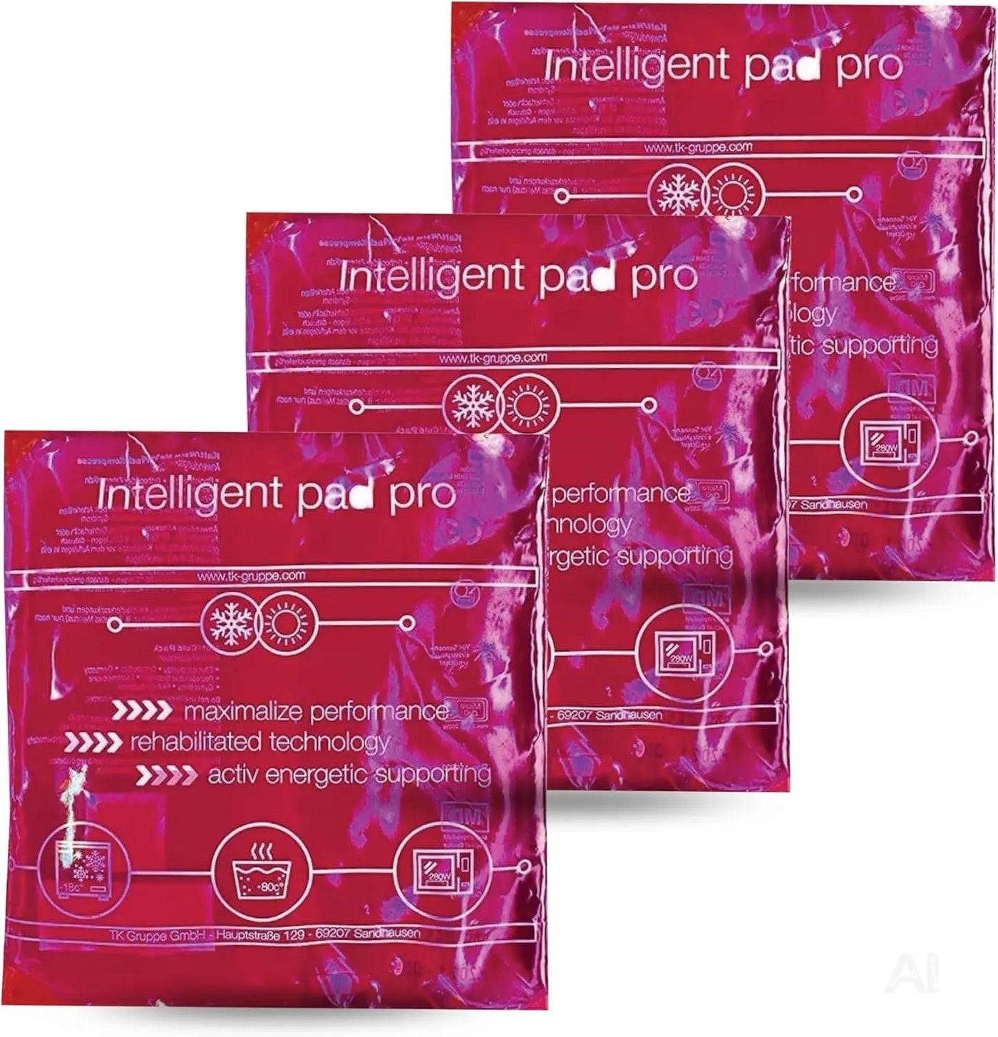 Kompresse Kühlpads Set Pink - Kühlpad Kühlpack Kühlkompresse Warmkompresse - Kaltkompresse