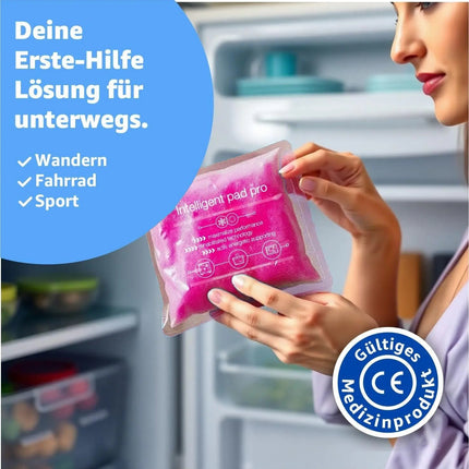 Kompresse Kühlpads Set Pink - Kühlpad Kühlpack Kühlkompresse Warmkompresse - Kaltkompresse – Detailansicht 3