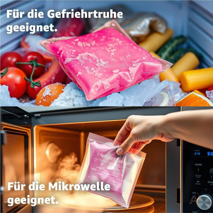 Kompresse Kühlpads Set Pink - Kühlpad Kühlpack Kühlkompresse Warmkompresse - Kaltkompresse – Detailansicht 5