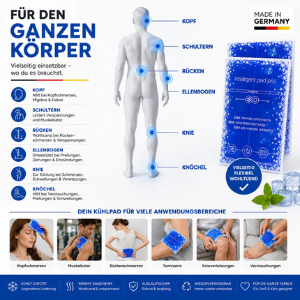Kompresse Set Blau - Kühlpack Kühlkompresse Warmkompresse Kühlpad Blau- Kaltkompresse - Kompresse Gelkissen