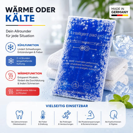 Kompresse Set Blau - Kühlpack Kühlkompresse Warmkompresse Kühlpad Blau- Kaltkompresse - Kompresse Gelkissen