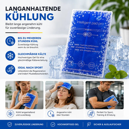 Kompresse Set Blau - Kühlpack Kühlkompresse Warmkompresse Kühlpad Blau- Kaltkompresse - Kompresse Gelkissen
