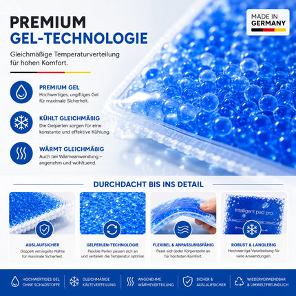 Kompresse Set Blau - Kühlpack Kühlkompresse Warmkompresse Kühlpad Blau- Kaltkompresse - Kompresse Gelkissen