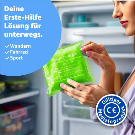 Kompresse Set Grün - Kühlpacks Kühlkompressen Warmkompressen Kühlpads Grün – Detailansicht 3