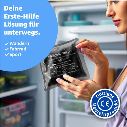 Kompresse Set Schwarz - Kühlpad Kühlkompresse Warmkompresse Kühlpad Schwarz - Kaltkompresse - Kompresse Gelkissen - TK Gruppe® Offizieller Onlineshop