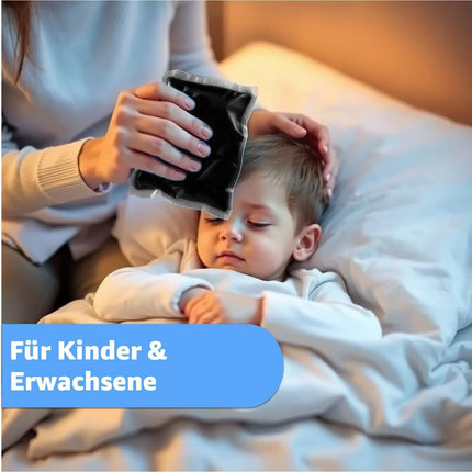 Kompresse Set Schwarz - Kühlpad Kühlkompresse Warmkompresse Kühlpad Schwarz - Kaltkompresse - Kompresse Gelkissen - TK Gruppe® Offizieller Onlineshop