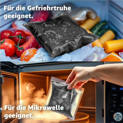 Kompresse Set Schwarz - Kühlpad Kühlkompresse Warmkompresse Kühlpad Schwarz - Kaltkompresse - Kompresse Gelkissen - TK Gruppe® Offizieller Onlineshop