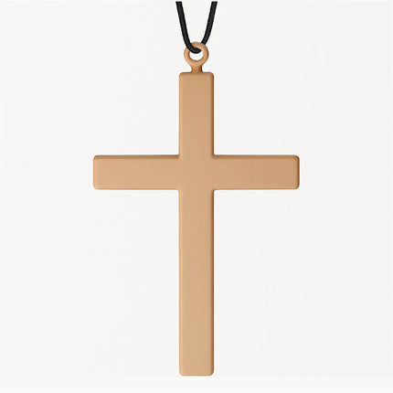 Kreuz Anhänger Kruzifix – Christliches Accessoire für Fasching, Karneval & Mottopartys