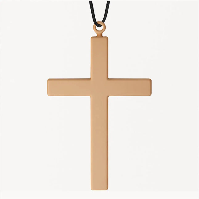 Kreuz Anhänger Kruzifix – Christliches Accessoire für Fasching, Karneval & Mottopartys