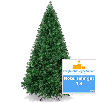 Künstlicher Weihnachtsbaum Tannenbaum grün künstlich 180 cm täuschend naturgetreuer Tannenbaum (PREMIUM)