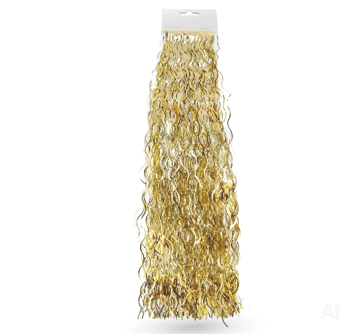 Lametta Gold - Stanniol Metal Technology - täuschend echt - als Deko Dekoration zu Weihnachten