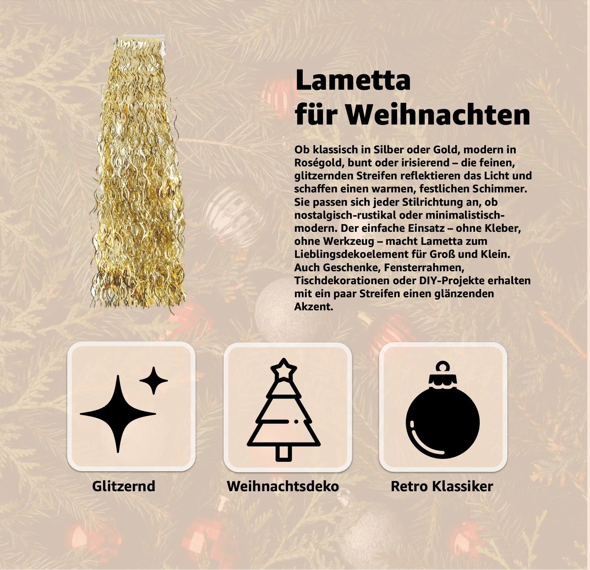 lametta aufbewahren Lametta Weihnachten für deinen Baum