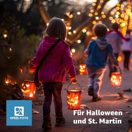 Laternenstab Stern für Laterne für AA Batterien - Elektrische Laterne für - Kinder & Erwachsene - Halloween & St. Martin