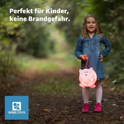 Laternenstab Stern für Laterne für AA Batterien - Elektrische Laterne für - Kinder & Erwachsene - Halloween & St. Martin