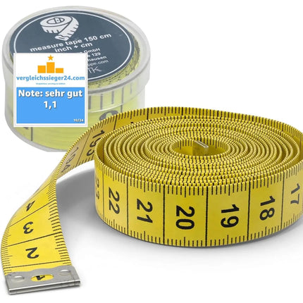 Maßband 20x Massband 2 in 1 - Maßband cm + INCH Schneidermaßband 150 cm