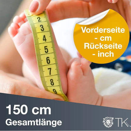 Maßband 20x Massband 2 in 1 - Maßband cm + INCH Schneidermaßband 150 cm