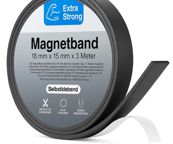 Magnetstreifen 3m Magnetband 300 cm stark