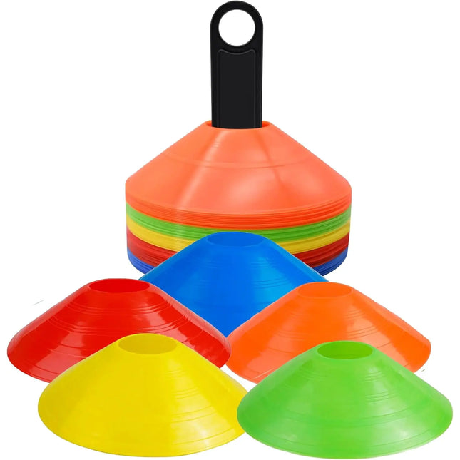 Markierungshütchen Hütchen farbig, Zubehör für Fußball & Slalomtraining - Kegel Trainingszubehör & Fußballzubehör - Outdoor