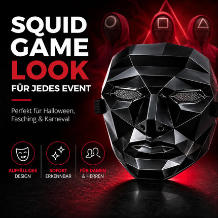 Maske Boss Squid Game Maske für Halloween, Fasching & Karneval