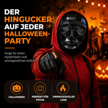 Maske Boss Squid Game Maske für Halloween, Fasching & Karneval