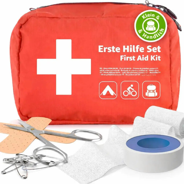 Mini Erste Hilfe Set Verbandskasten - klein & handlich Reiseapotheke