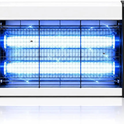Mückenlampe elektrisch – Insektenvernichter mit UV-Licht – Fliegenfalle & Mückenfalle für effektiven Moskitoschutz (Eckig)