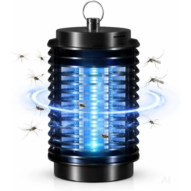 Mückenlampe elektrisch – Insektenvernichter mit UV-Licht – Fliegenfalle & Mückenfalle