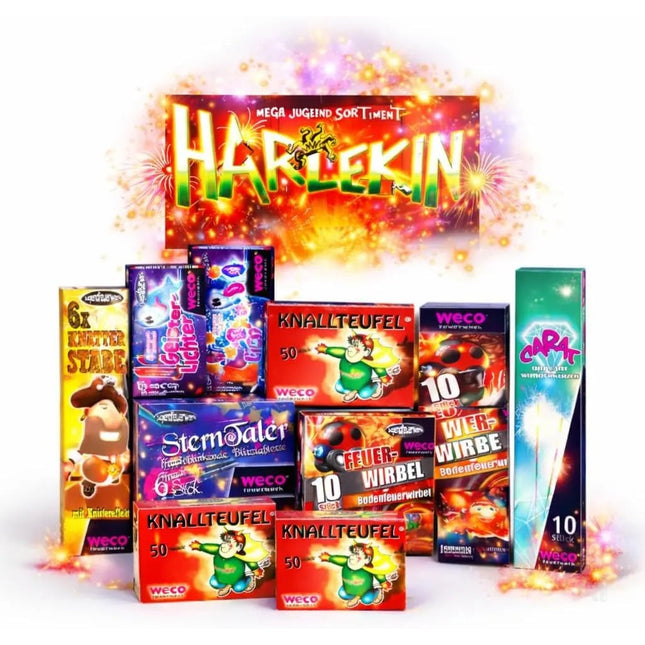 Neujahrs-Partyset mit Feuerwerks-Highlights – ideal für Silvester, Festlichkeiten