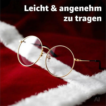 Nikolausbrille rund - Nikolaus Accessoire für Weihnachten – Detailansicht 5