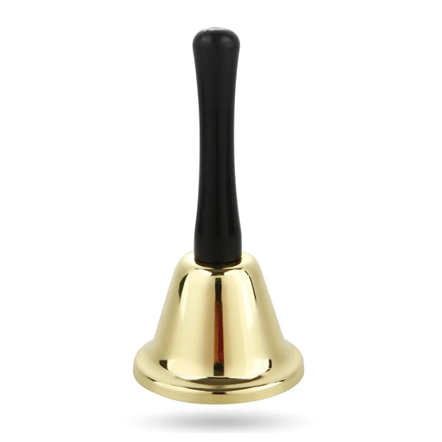 Nikolausglocke - Weihnachtmannkostüm Accessoire - Weihnachtsglocke Gold