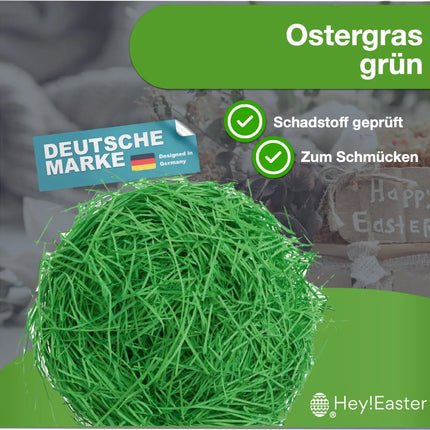Ostergras Gras grün zur Deko an Ostern - Dekoration Schmücken klassisch z.b mit Ostereier, Osternest