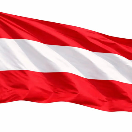 Österreich Flagge 90x150 cm – WM 2026 Weltmeisterschaft Fahne Fanartikel aus strapazierfähigem