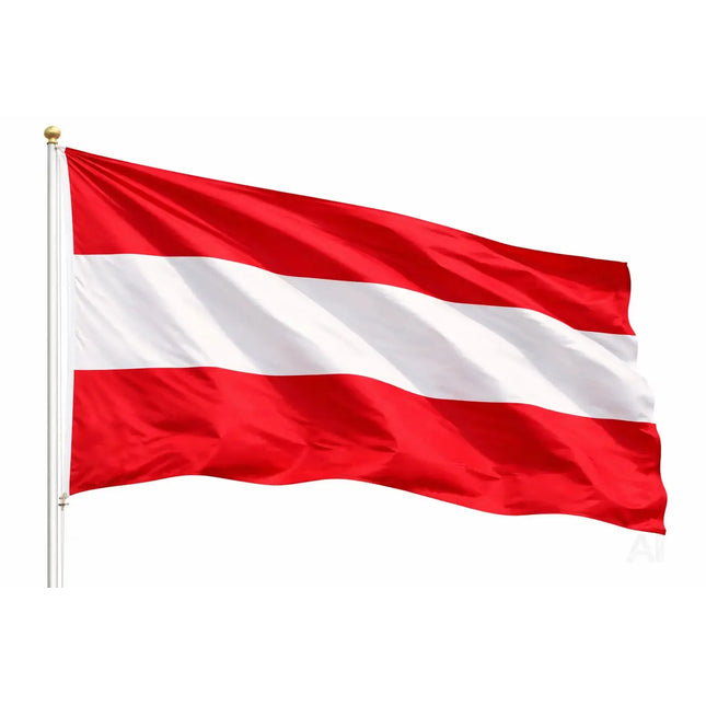 Österreich Flagge 90x150 cm – WM 2026 Weltmeisterschaft Fahne Fanartikel aus strapazierfähigem