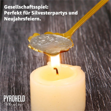 PYROHELD let the party begin 7-teiliges Zinngießen - Set
