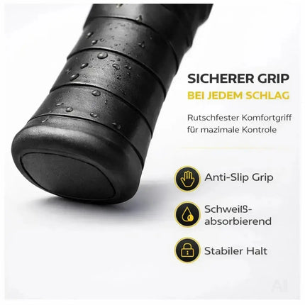 Padelschläger Set Tennis Schläger für Anfänger & Fortgeschrittene – Erwachsene & Kinder Padel Schläger (Gelb)