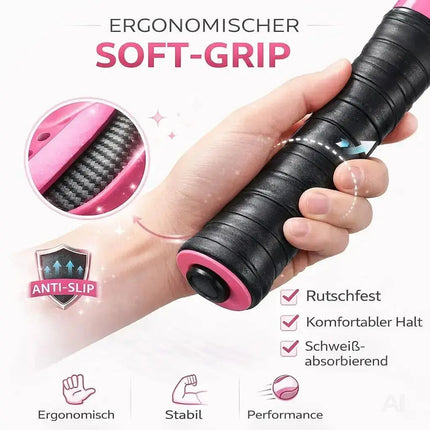 Padelschläger Set Tennis Schläger für Anfänger & Fortgeschrittene – Erwachsene & Kinder Padel Schläger (Pink)