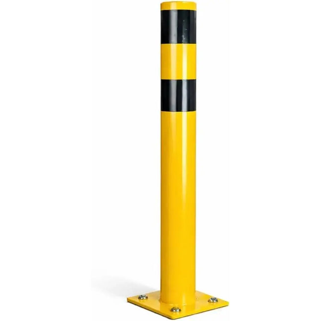 Rammschutzpoller 100 cm aus Stahl, Ø 60 mm – Absperrpfosten für Lager, Garage und Hof
