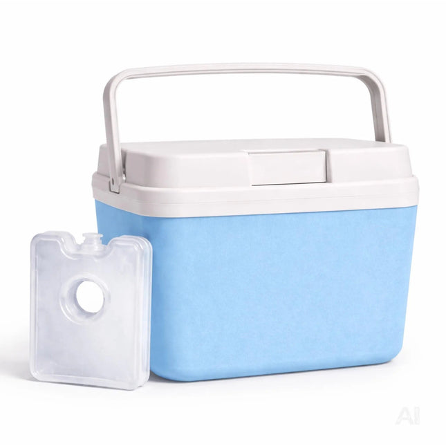 Premium Kühlbox 15L mit Kühlakku & Kühlelement – Kühltasche für Camping, Strand, Picknick