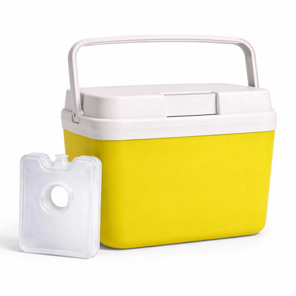 Premium Kühlbox 15L mit Kühlakku & Kühlelement – Kühltasche für Camping, Strand, Picknick & Reisen (Grün)