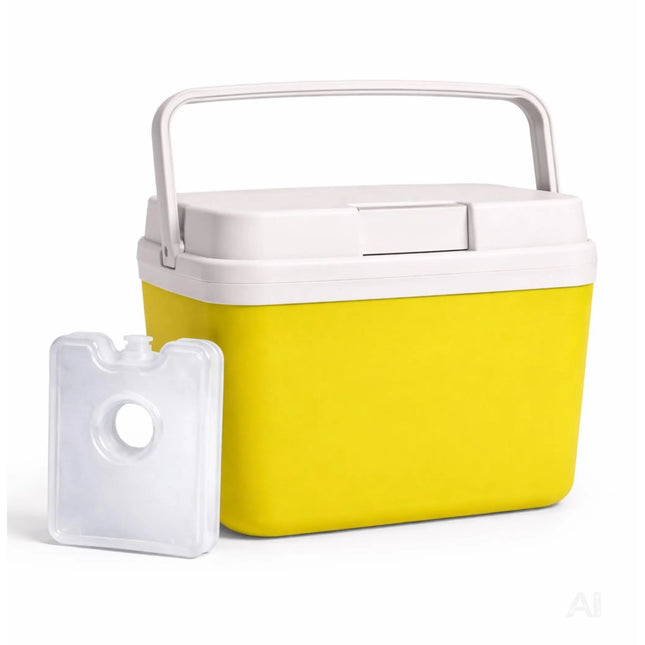 Premium Kühlbox 15L mit Kühlakku & Kühlelement – Kühltasche für Camping, Strand, Picknick
