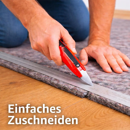 Rutschfestes Abdeckvlies 50m x 1m 180g/m² – Reißfestes Malervlies für Boden- & Möbelschutz – Allzweckvlies für Renovierung, Umzug und Malerarbeiten