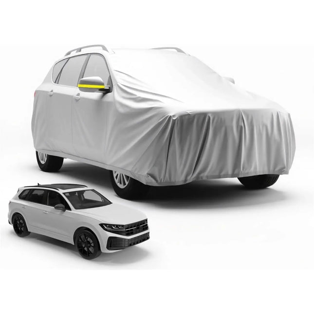 SUV Wasserdichte Autoschutzhülle 490x190x180cm für Schutz & Abdeckung von Auto, PKW - Fahrzeug: Autoplane in Einheitsgröße