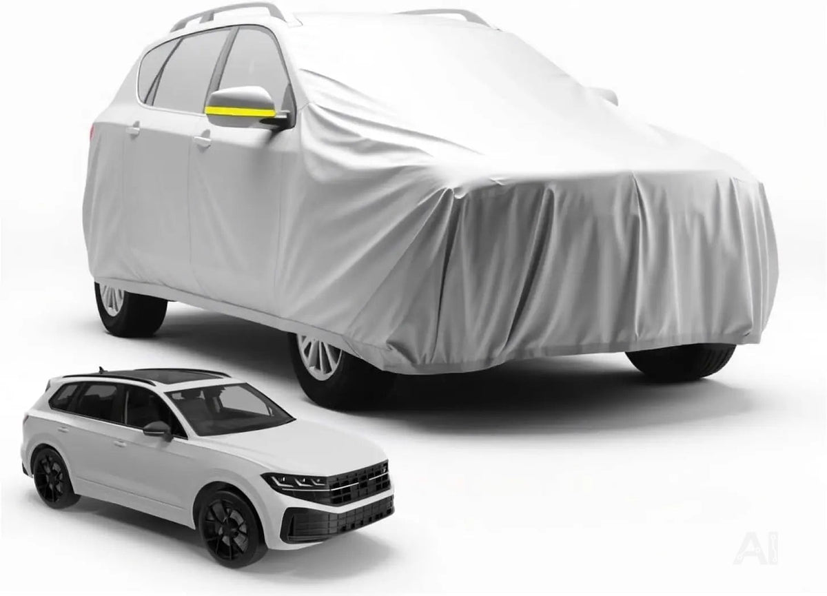 SUV Wasserdichte Autoschutzhülle 490x190x180cm für Schutz & Abdeckung von Auto, PKW - Fahrzeug: Autoplane in Einheitsgröße