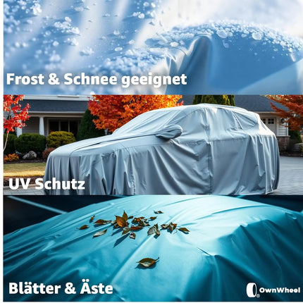 SUV Wasserdichte Autoschutzhülle 490x190x180cm für Schutz & Abdeckung von Auto, PKW - Fahrzeug: Autoplane in Einheitsgröße