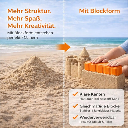 Sandspielzeug Set für Kinder – Sandkastenspielzeug mit Sandförmchen, Schaufel, Rechen & Sieben für Jungen & Mädchen (4 teilig)