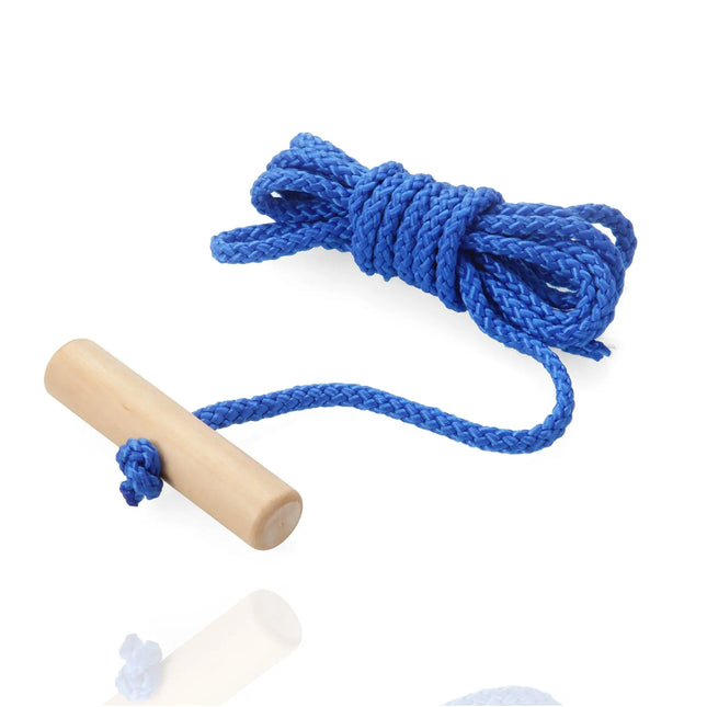 Schlittenseil - Zugseil für Schlitten 150 cm - mit Schlaufe Aus Holz