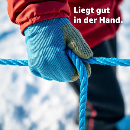 Schlittenseil blau Seil Zugseil 1,50 mtr - 150 cm Schlaufe Griff Kordel Leine Zugleine für Schlitten & Bonb & Rodeln