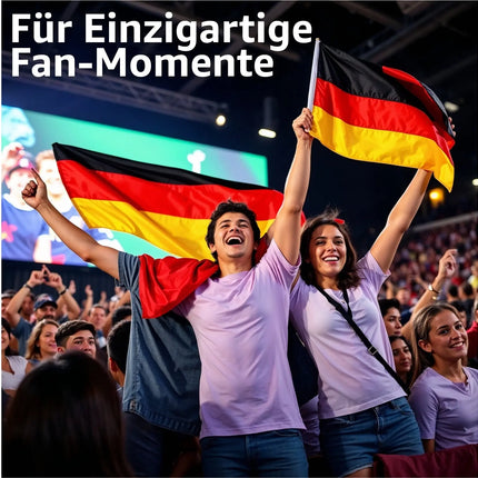 Schminkstift Deutschland Fan schwarz, rot, gelb (Gold), als Deko, Dekoration, Partydeko für Fußball
