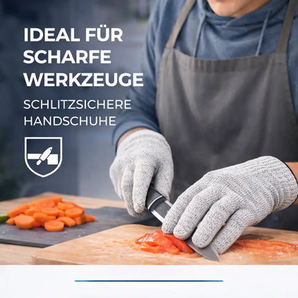 Schnittschutzhandschuhe EN 388 - Unisex Größe 10 - Schnittfeste Handschuhe & Küchenhandschuhe