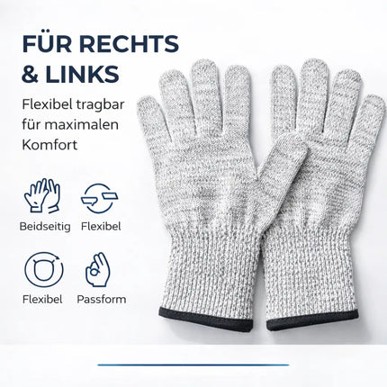 Schnittschutzhandschuhe EN 388 - Unisex Größe 10 - Schnittfeste Handschuhe & Küchenhandschuhe